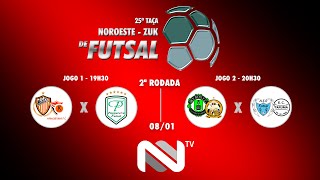 Taça Noroeste Zuk de Futsal 2025 - 2ª rodada: Resenha x Papparella • Sky Box x ASR/Tarumã