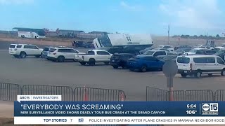 New surveillance video shows deadly 2023 tour bus crash at the Grand Canyon