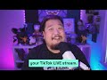 setting up your tiktok live account in streamlabs desktop