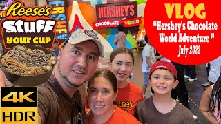 Reese's Stuff Your Cup at Hershey's Chocolate World 4K HDR vlog