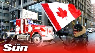 Freedom Convoy: Ottawa declares emergency over trucker Covid-19 rules protests