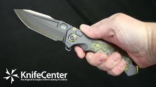 Andre De Villiers Knives Ronin Button Lock Kal-Gard Flipper Knife