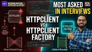 HttpClient vs HttpClientFactory – Most Developers Fail to answer in the Interview.