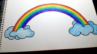 HOW TO DRAW RAINBOW COLOR DRAWING