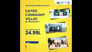 Independent Villas @ Just 25 Lakhs 🏚️🏕🏫 Near Hosur