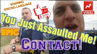 Mad Cop Claims Assault After Assaulting Auditor! How Cops Escalate