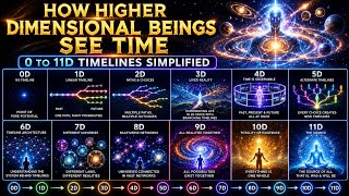 How Higher Dimensional Beings See TIME (0D To 11D TIMELINES Simplified)
