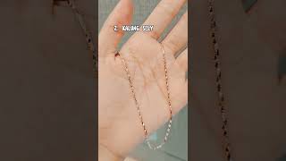 Kamu lebih suka yg mana nih   #kalung #kalungemas #foryou #foryoupage #lfl #emasasli #reels #reelsin