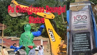 Erection of Pu Chengjapao Doungel statue||Kuki War Hero