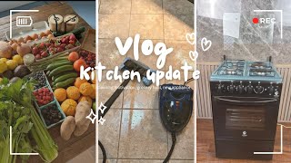 Vlog| kitchen update, new appliance, cleaning motivation and grocery haul