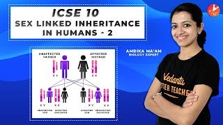 Sex-Linked Inheritance in Humans - 2 | Genetics | ICSE Class 10 Biology | Science | Vedantu Class 10