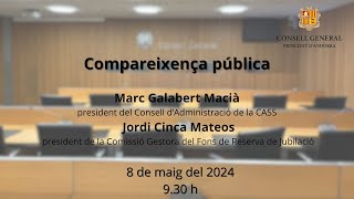 Compareixença de Marc Galabert i Jordi Cinca