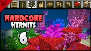 Dye-ing \u0026 The Coral Collection! | Minecraft Hardcore Hermits S2 | Episode 6