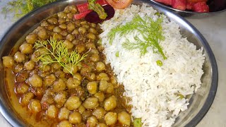 Instant Chole Masala For Kids/Chatpata Chole Masala Recipes, Without Onion Recipe.