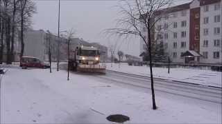 Śnieżyca w Giżycku - 31.01.2015 || Snowfall, Snow Storm !