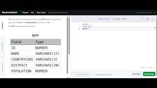Basic Select Query-1 | Where Clause | HackerRank Solution