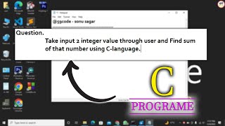 Solve C-programming Question !! Code::Block !! Sum of two numbers !! @59code