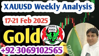 #XAUUSD Weekly Analysis Hindi 17-21Feb | Gold Forex Forecast NextWeek CrudeOil Price Prediction News