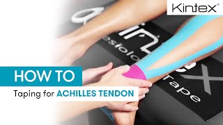 HOW TO | Kinesiology taping for achilles tendon
