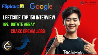 Rotate Array LeetCode 189 | Leetcode Top 150 | DSA Interview Series #dsa #leetcode #coding