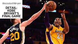 DETAIL: Kobe Bryant's Final Game (Part 2)