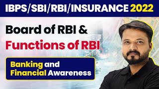 Board of RBI & Functions of RBI - RBI & Functions | Banking & Financial Awareness | RBI/SBI/IBPS/RRB