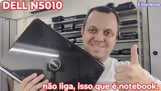 DELL N5010 ISSO AQUI É UM NOTEBOOK DE VERDADE, VERDADEIRO TANQUE DE GUERRA DEMORA ANOS PARA QUEBRAR.