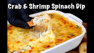 How To Make Crab & Shrimp Spinach Dip | Your New Favorite Appetizer Recipe! #MrM