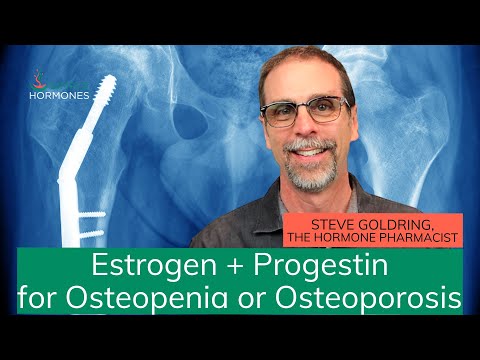 Does taking estrogen reduce bone density?