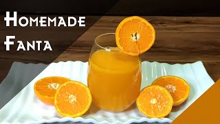 Fanta Drink Recipe | Summer Drinks at Home | Orange Soda Drink | Homemade Instant Fanta | Mocktail