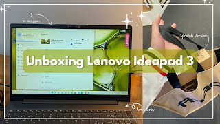 Unboxing My New Laptop | Lenovo Ideapad 3 | Madrid, Spain