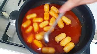 떡볶이 만들기 :치즈\u0026치즈 떡볶이 : 풀무원 생가득