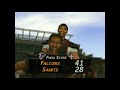 NFL Street (PS2) ATL Falcons vs. NO Saints 4K60FPS