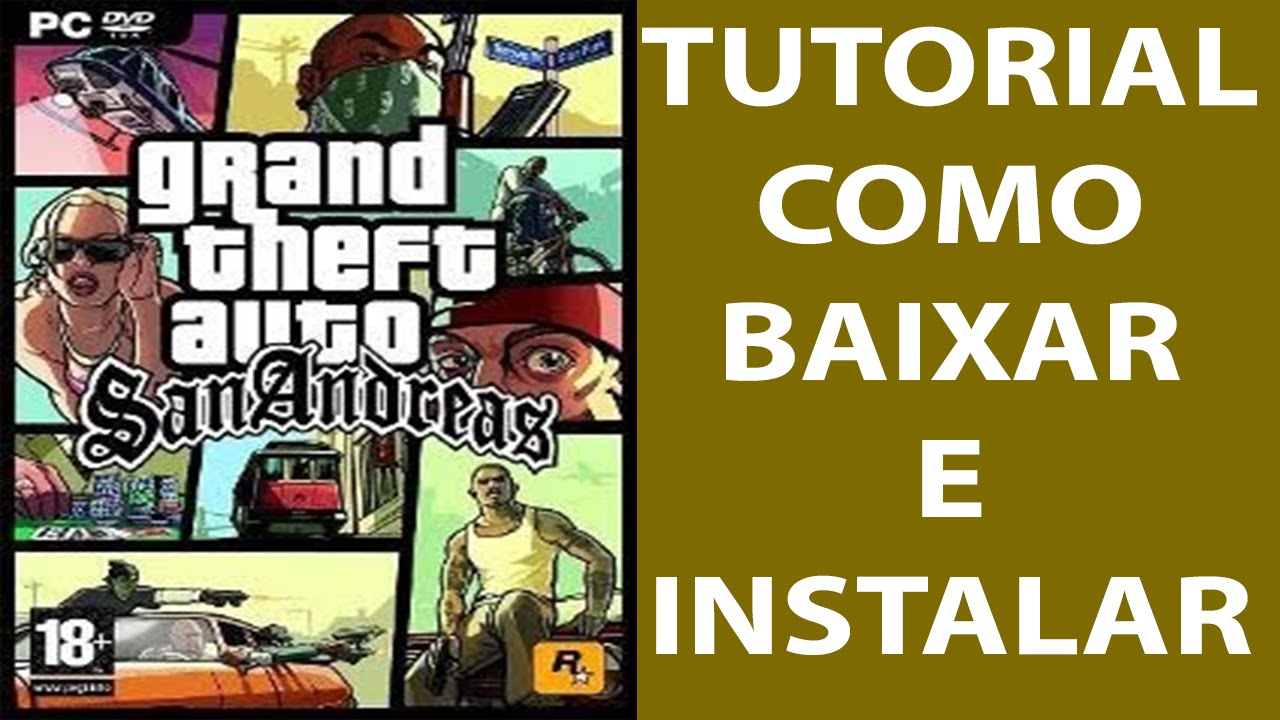 Como Baixar E Instalar GTA San Andreas + Saves [PT-BR] - YouTube