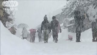 今季最強寒波で記録的大雪　日本海側は冬の嵐に警戒(2025年2月6日)