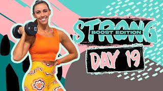 40 Minute Glutes \u0026 Jump Rope Sculpt Workout | STRONG [BOOST] - Day 19