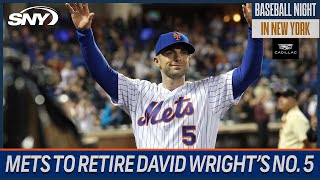 Terry Collins talks plan to retire former Mets' captain David Wright's No. 5 | SNY