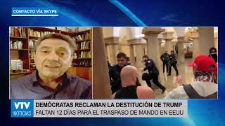 Demócratas reclaman la destitución de Trump: Faltan 12 días para el traspaso de mando de EEUU