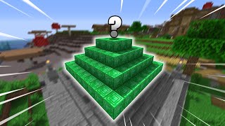 I made a FULL EMERALD BEACON without having a beacon in Minecraft Hardcore...why?! (#6)