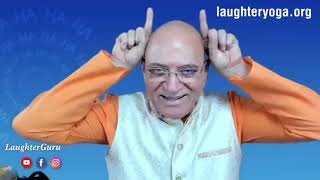 Dr. Madan Kataria's "4 elements of JOY" at the Online Laughter Yoga World Conference.