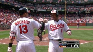 CLE@BAL: Schoop puts the Orioles ahead with a homer