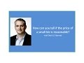 How Do You Know if a Small Business Price is Reasonable? How to Buy a Business - David C. Barnett