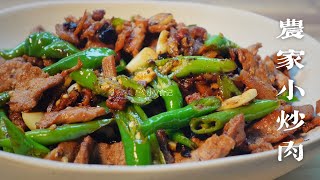 農家小炒肉｜經典名菜農家小炒肉好吃的秘密在這裡，掌握了這幾步，你也可以做出媲美餐館的家常美味！Farmhouse Fried Pork 农家小炒肉