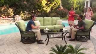 Hanover Patio Furniture Orleans Series Outdoor Lounging Set