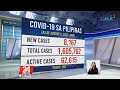 Philippines logs 8,167 new COVID-19 infections; active cases at 62,615 | 24 Oras