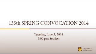 2014 UM Spring Convocation - June 3 - 3:00 pm