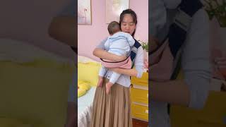 Is Your Traditional Baby Carrier Too Heavy? Try the Baby Strap Carrier!  #babycare #cutebaby