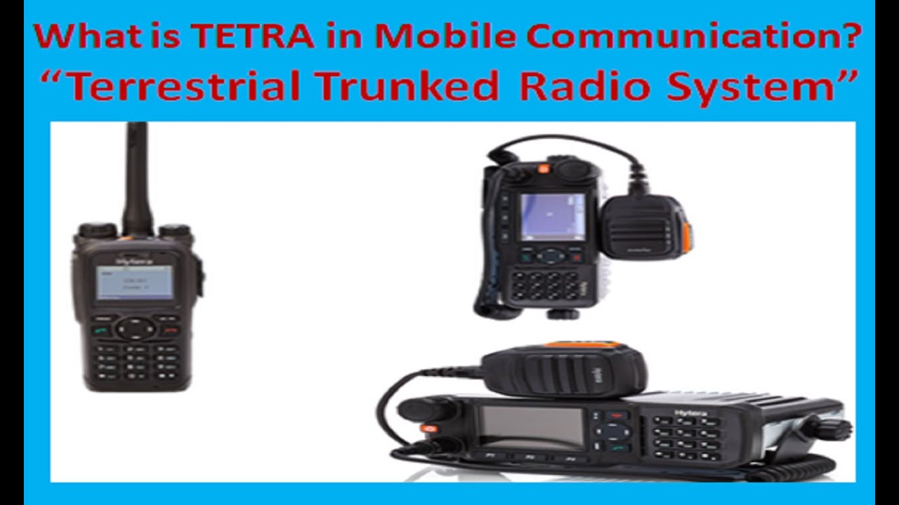 TETRA Phone:Terrestrial Trunked Radio System In Mobile Communication ...