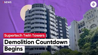 Buildings Covered, Neighbours Prepared To Vacate Ahead Of Demolition Of Supertech Twin Towers