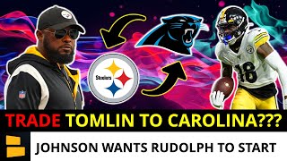 Steelers Rumors On Mike Tomlin TRADE To The Panthers + Diontae Johnson Wants Mason Rudolph To Start